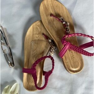 women strappy summer beach sandal petalia size 6 like new